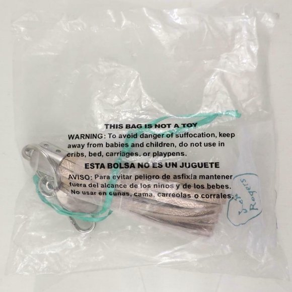 Jack Rogers Tassel Key Fob Key Chain Bag Purse Tassel Charm Rose Gold - Picture 5 of 5